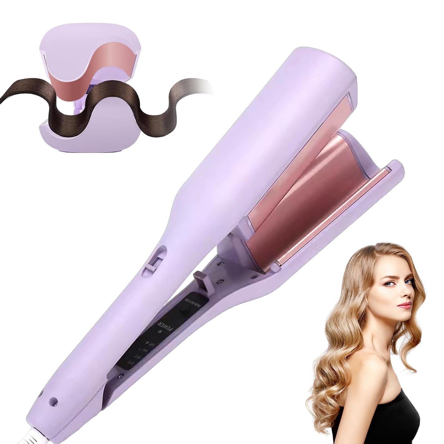 Ondulador de Pelo Profesional Wavy Curler (Triple Barril)