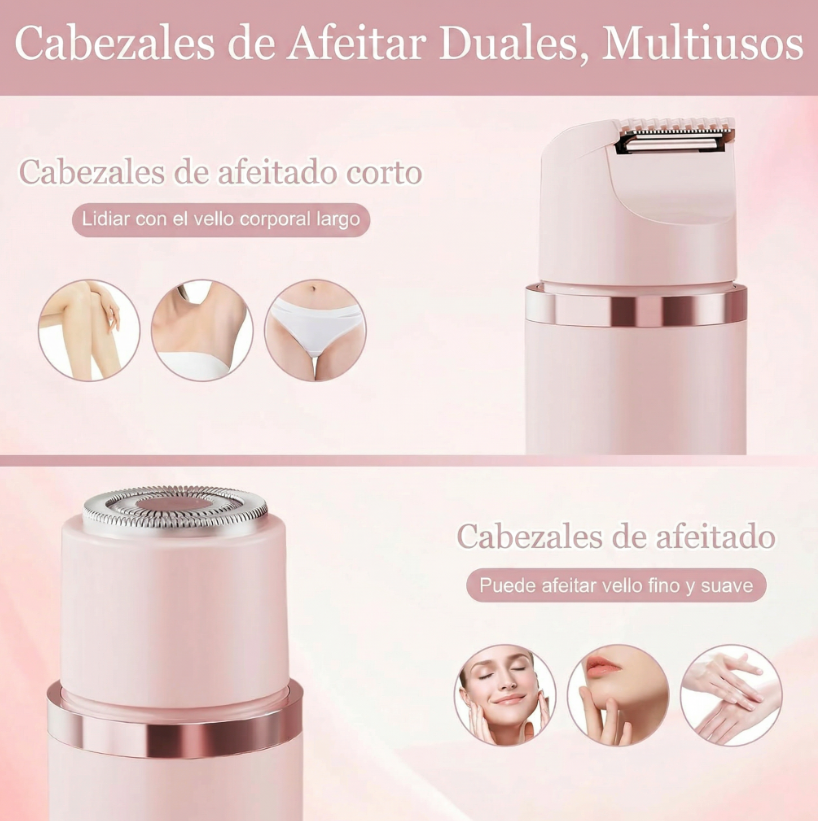 SilkTouch; Depiladora y Afeitadora Dual 2-en-1