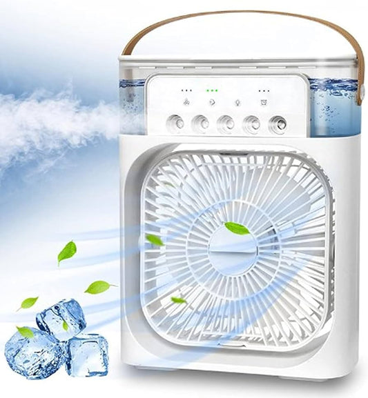 Ventilador Climatizador Portátil con Nebulizador de Agua
