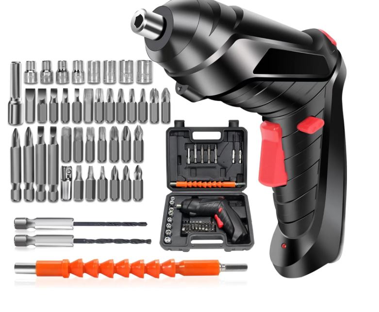 Set de Destornillador Eléctrico Inalámbrico 47-en-1