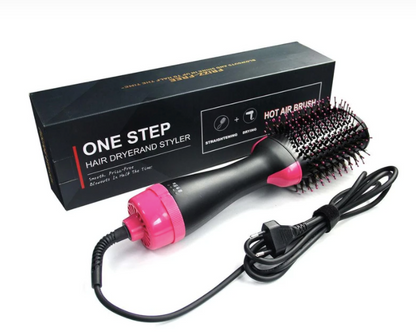 Cepillo Secador y Voluminizador 3-en-1 – Edición Rosa