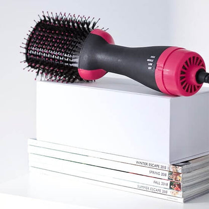 Cepillo Secador y Voluminizador 3-en-1 – Edición Rosa