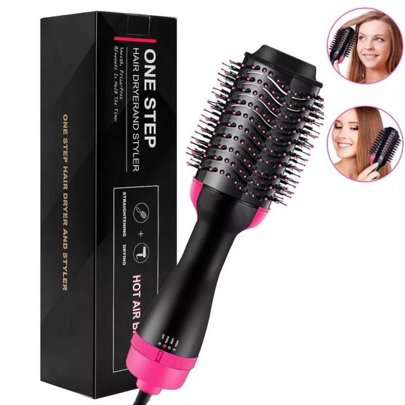 Cepillo Secador y Voluminizador 3-en-1 – Edición Rosa