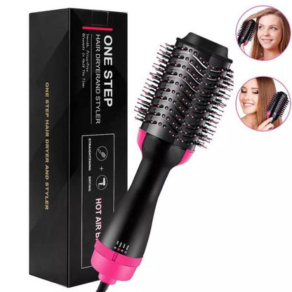 Cepillo Secador y Voluminizador 3-en-1 – Edición Rosa