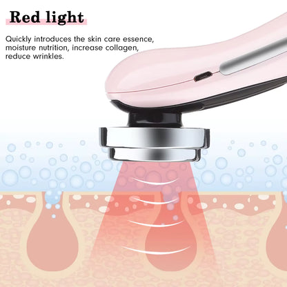 Masajeador Facial de Fototerapia LED: Rejuvenecimiento Inteligente