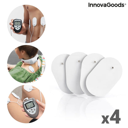 Pack de 4 Parches de Gel de Repuesto para Masajeador Cervical