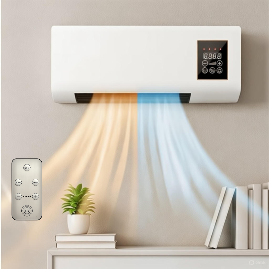 Ventilador y Calefactor de pared 1800W BrisaWall